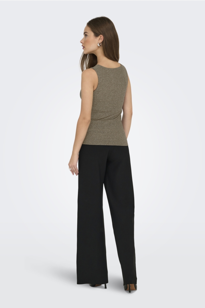 ONLEA GLITTER S/L 2-WAYS TOP JRS NO 15356494 Falcon/Gold glitt